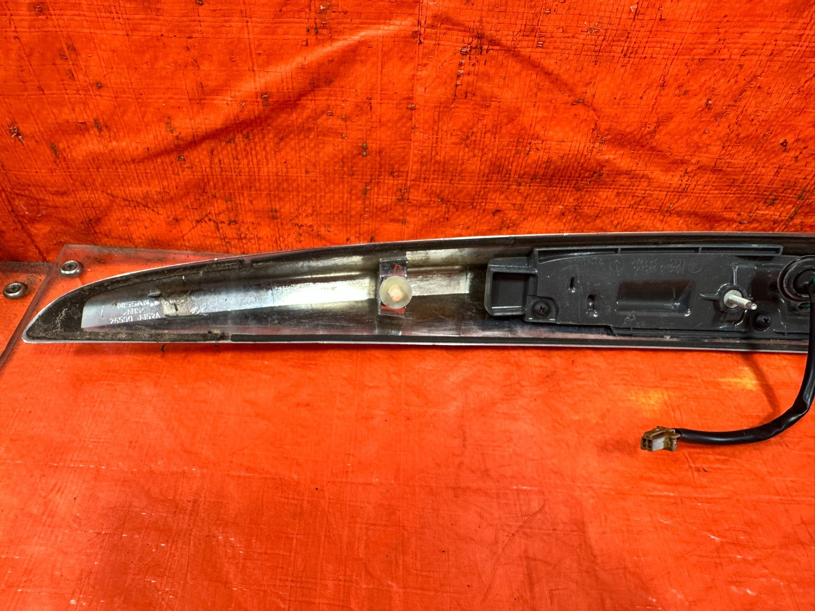 09 15 INFINITI G37 Q60 CONVERTIBLE REAR TRUNK LID LINER TRIM PANEL W/ CAMERA 32910
