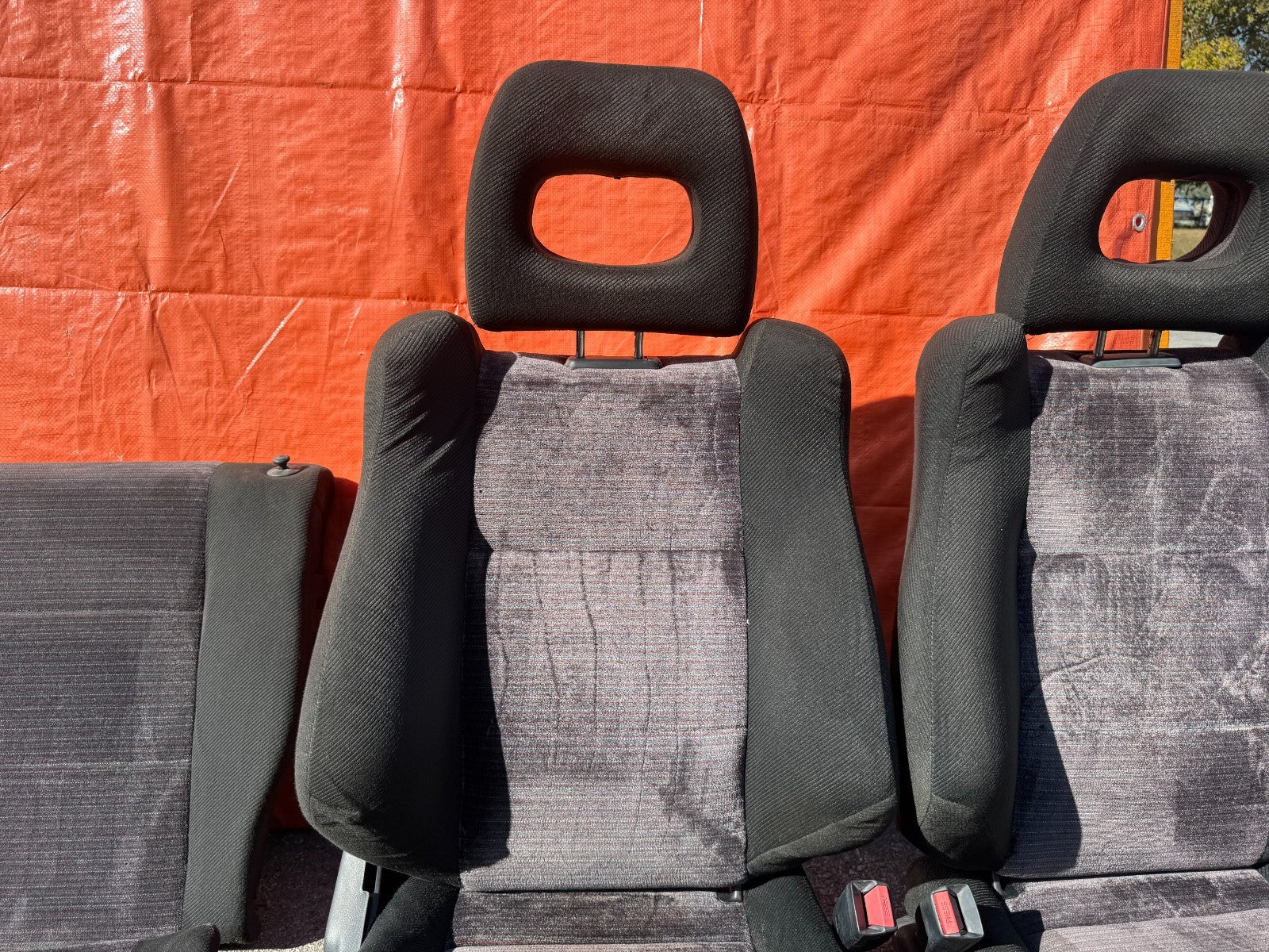 88 91  HONDA CIVIC EF HATCHBACK SI FRONT & REAR SEATS   OEM FACTORY GENUINE 3257