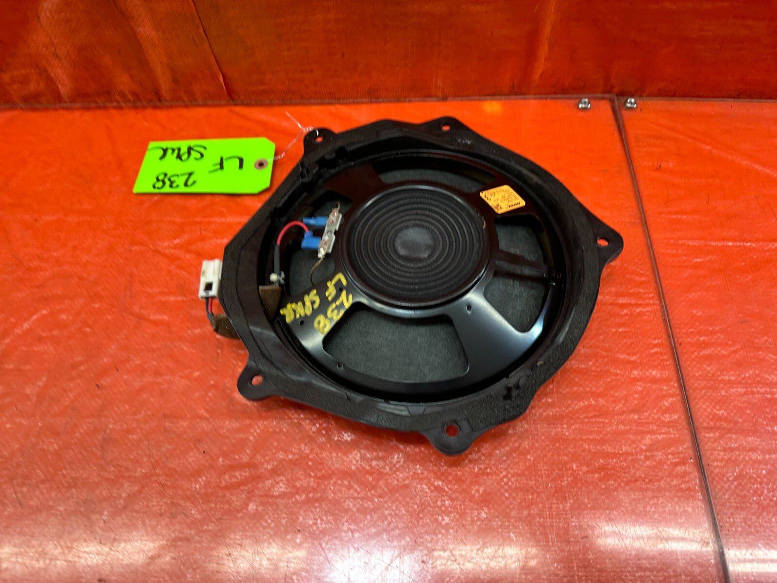 09 13 INFINITI  G37 SEDAN   BOSE MODEL   DRIVER LEFT FRONT SPEAKER   OEM #2385