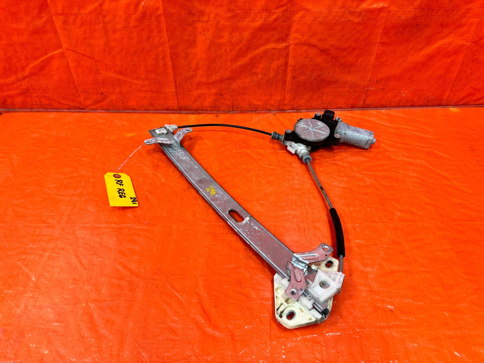04 08 ACURA TSX   PASSENGER RIGHT FRONT   WINDOW REGULATOR W/ MOTOR   OEM #2910