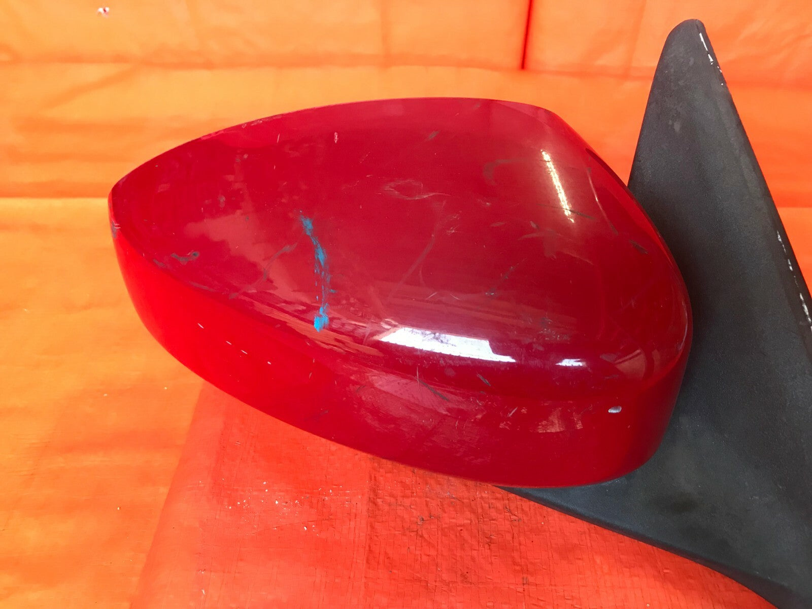 OEM 2003 2004 2005 G35   COUPE   PASSENGER RIGHT SIDE VIEW MIRROR   RED 5