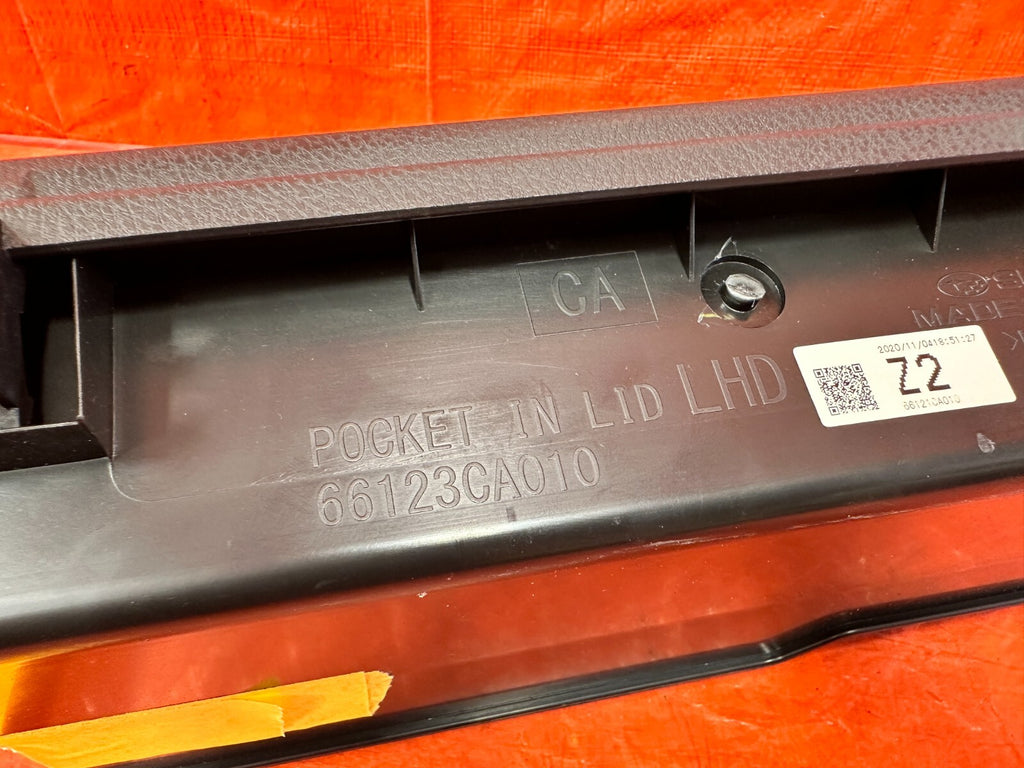 13 20 SUBARU BRZ   GLOVE BOX ASSEMBLY   OEM FACTORY #2922