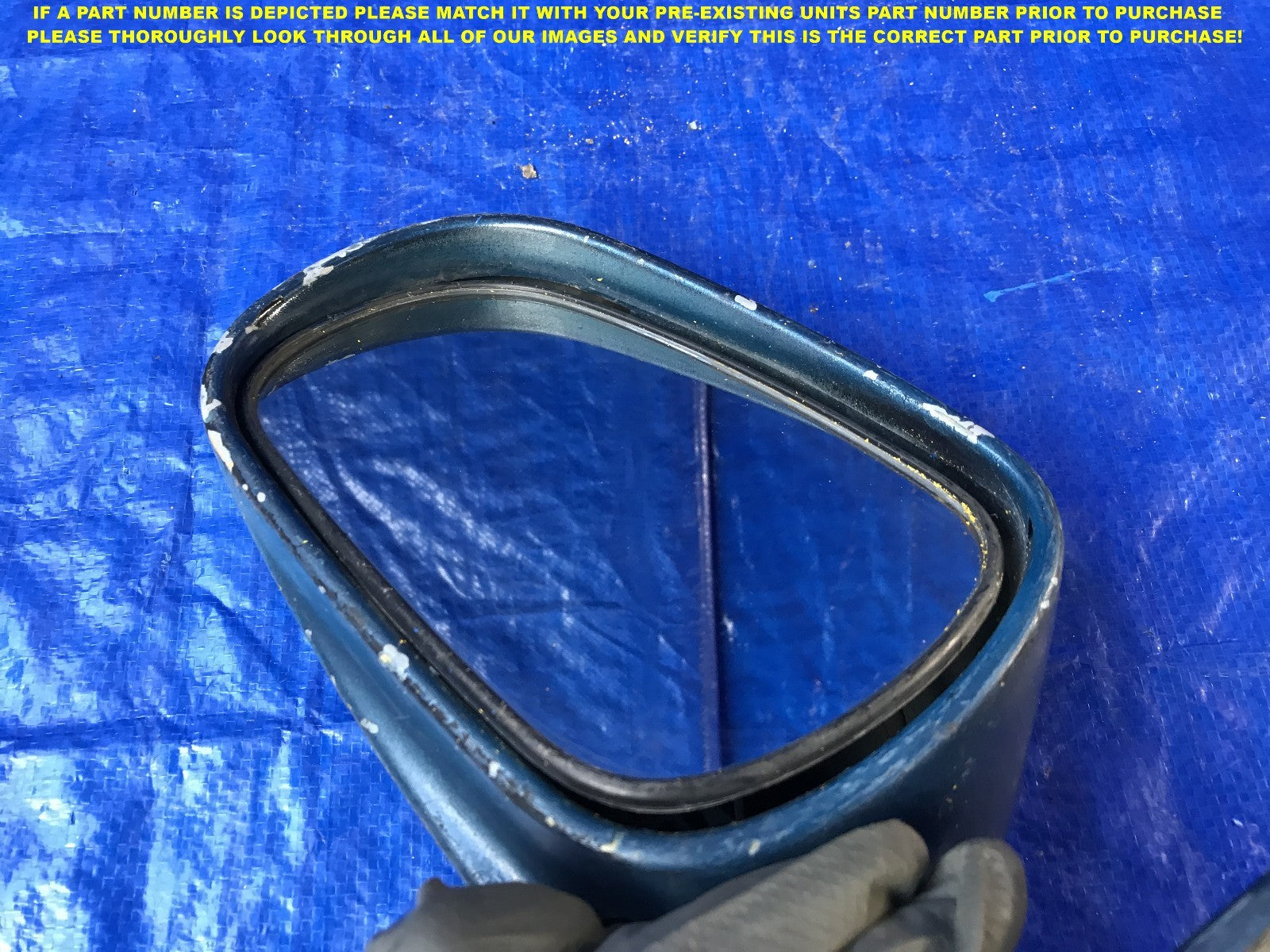 OEM 1990 1991 1992 1993 HONDA ACCORD DRIVER LEFT SIDE VIEW MIRROR       8
