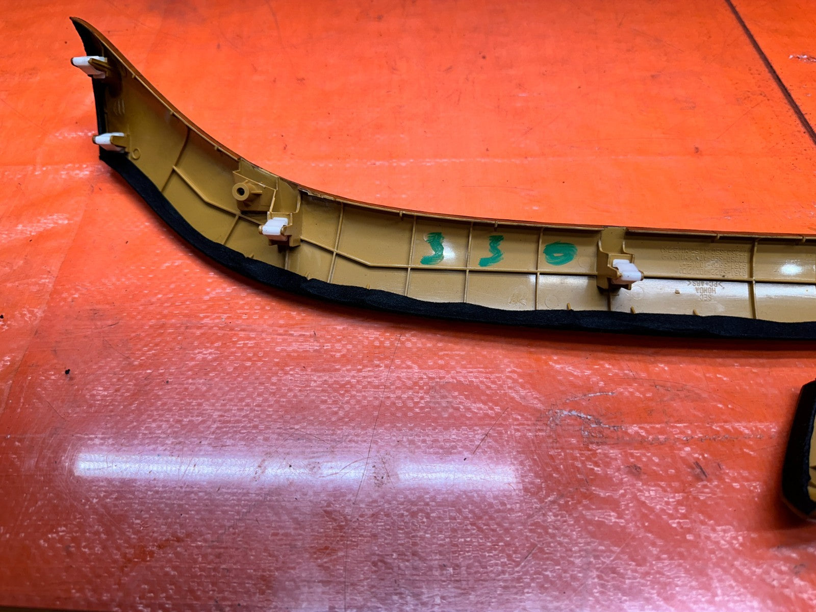04 08 ACURA TSX 2.4L INTERIOR WOOD GRAIN DASH DOOR TRIM SET OEM #33011