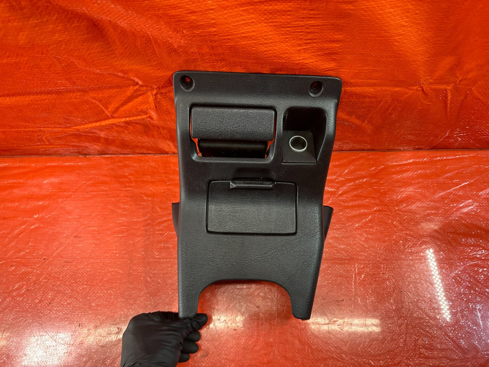 92 95 HONDA CIVIC HATCH DASHBOARD CENTER CONSOLE STORAGE ASH TRAY BLACK OEM #1997