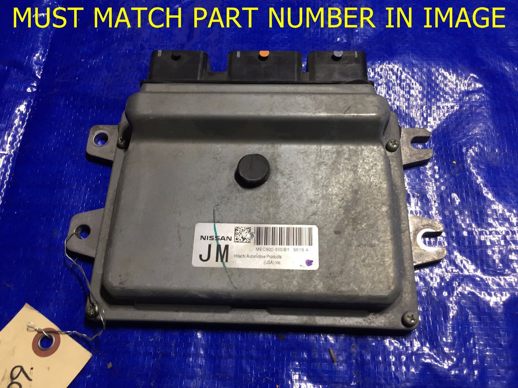 OEM 2009 NISSAN VERSA ENGINE COMPUTER ECU ECM BRAIN MODULE EBX MEC900 550 B10