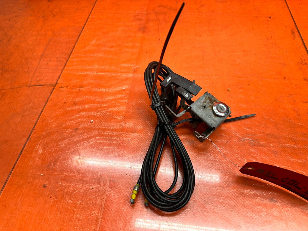 92 95 HONDA CIVIC 2D COUPE FUEL DOOR & TRUNK RELEASE LEVER PULL CABLE   OEM #3334
