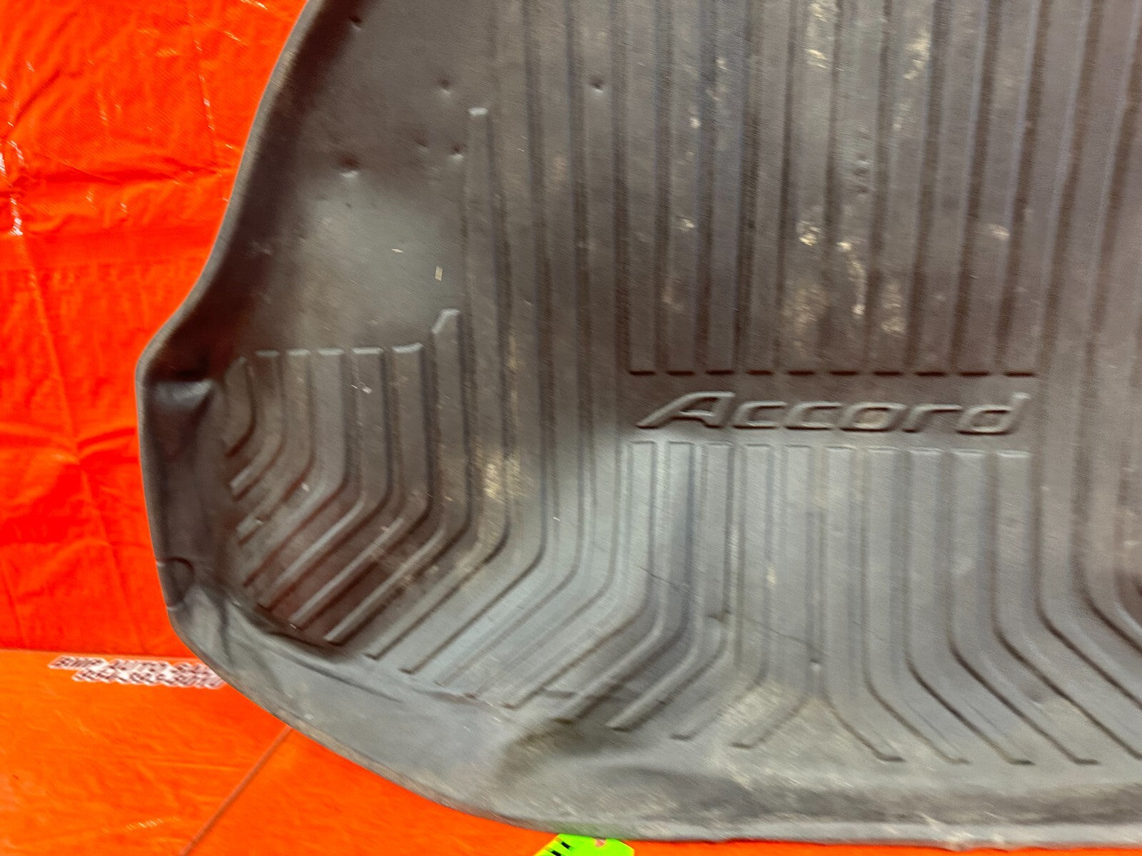 13 17 HONDA ACCORD SEDAN EXL ALL WEATHER TRUNK RUBBER MAT LINER CARGO TRIM OEM3