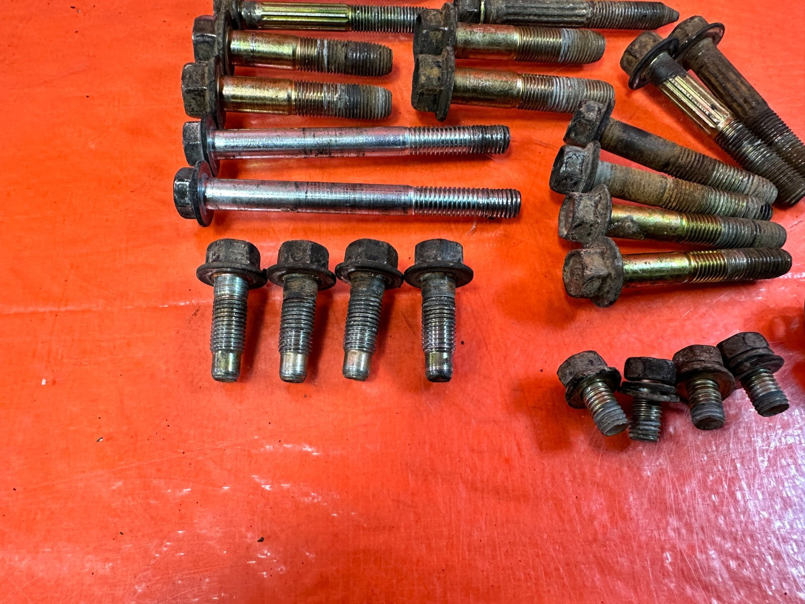 92 95 HONDA CIVIC REAR LOWER CONTROL / TRAILING ARM TO CHASSIS BOLTS OEM OEM 3276