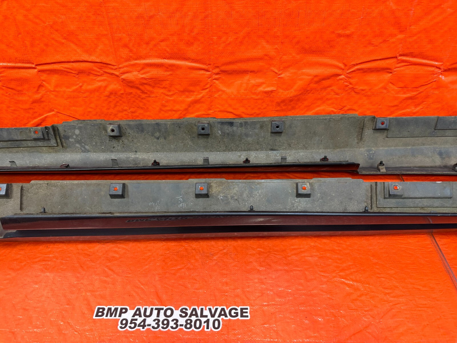 2008 INFINTI G37 COUPE SPORT SIDE SKIRT ROCKER MOLDING TRIM LEFT & RIGHT OEM 24817