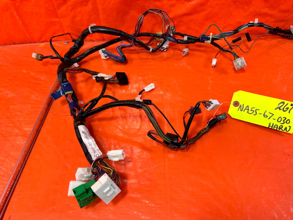 90 93 MAZDA MX 5 MIATA M/T INSTRUMENT GAUGE CLUSTER WIRING HARNESS WIRE LOOM 2677