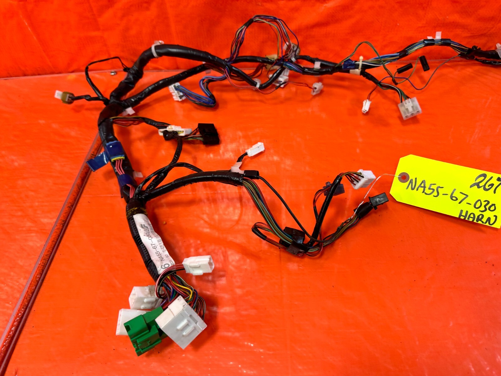 90 93 MAZDA MX 5 MIATA M/T INSTRUMENT GAUGE CLUSTER WIRING HARNESS WIRE LOOM 2677