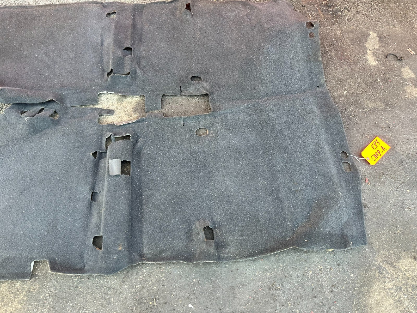 02 05 HONDA CIVIC SI EP3 HATCHBACK INTERIOR FLOOR CARPET RUG MAT   BLACK OEM EP33