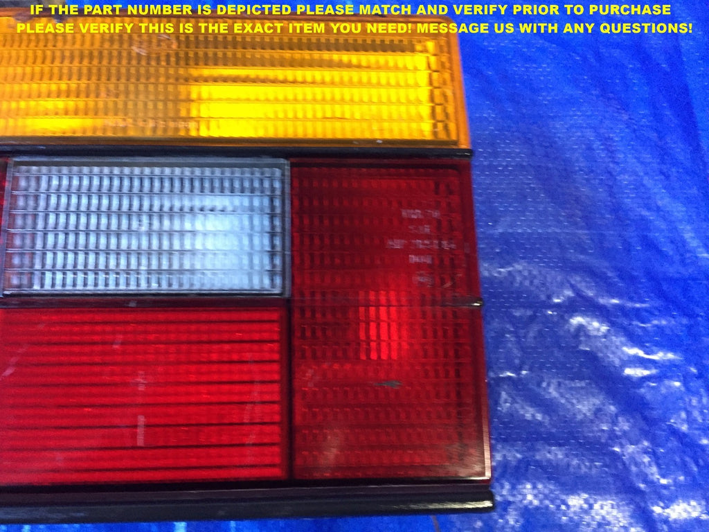 OEM 1984 1985 1986 1987 88 VOLKSWAGEN JETTA DRIVER LEFT TAIL LIGHT 165945112 #21