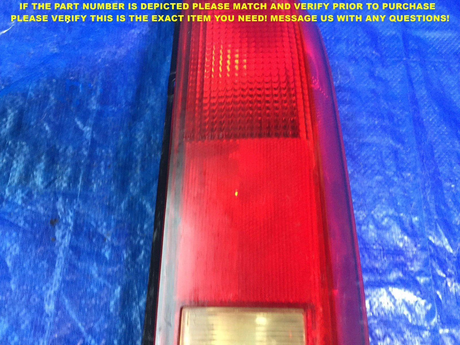 OEM 1985   2005 CHEVROLET CHEVY ASTROVAN PASSENGER RIGHT TAIL LIGHT 2B2