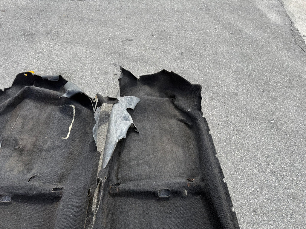 93 97 HONDA DEL SOL   INTERIOR FLOOR CARPET RUG MAT   BLACK IN COLOR   OEM #2956
