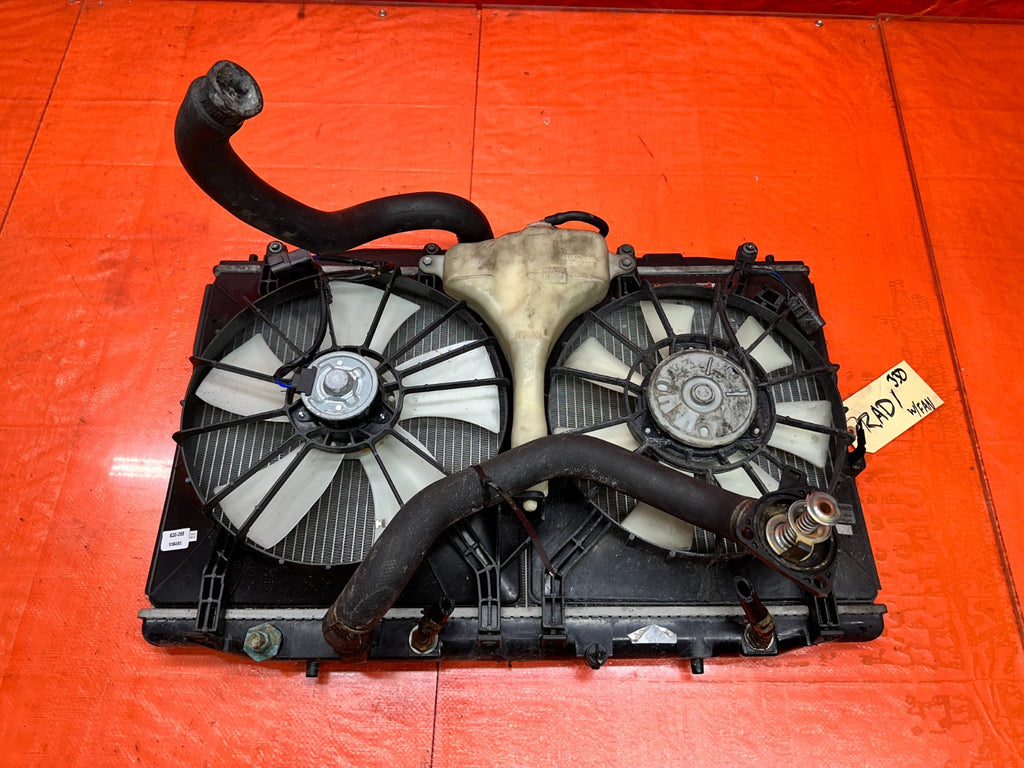04 08 ACURA TSX 2.4L RADIATOR FANS HOSES OVERFLOW THERMOSTAT OEM #3304