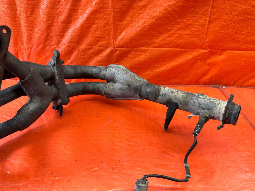 99 00 HONDA CIVIC EX D16Y8 HEADER / EXHAUST MANIFOLD W/ DOWN PIPE A PIPE OEM 1919