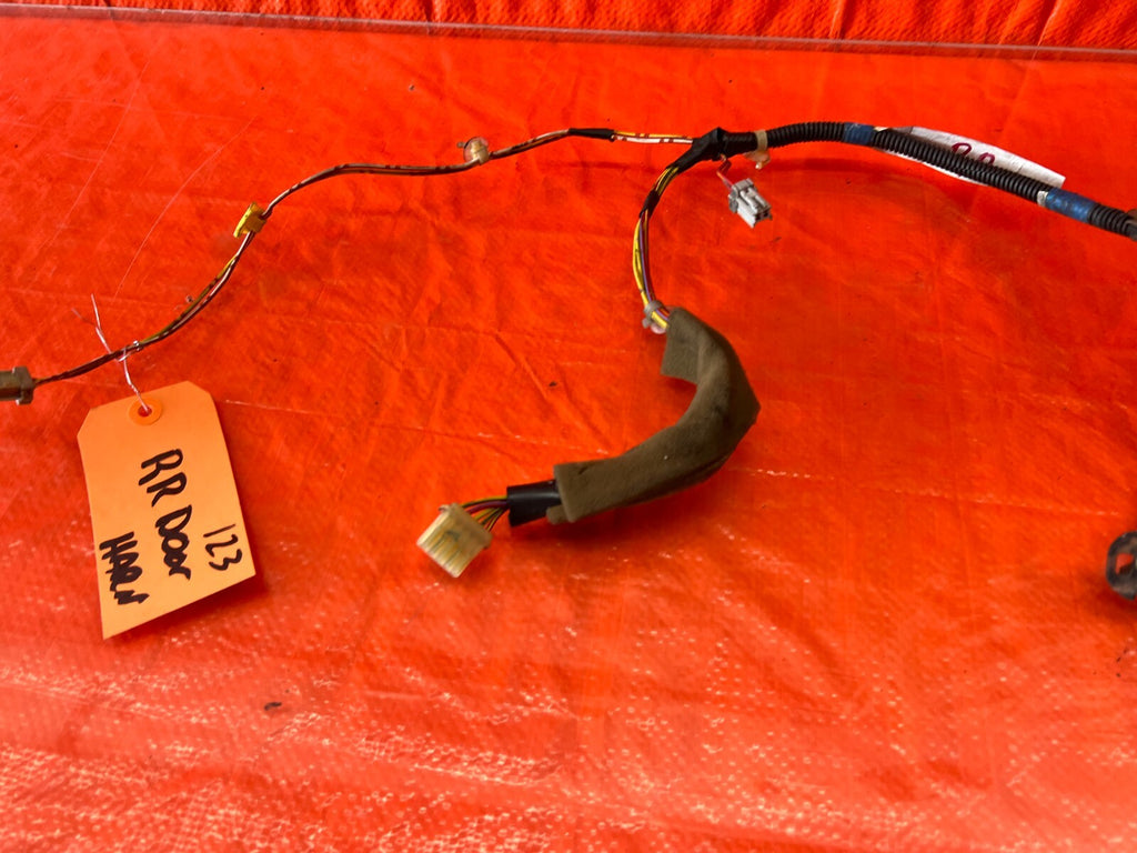 96 01 INTEGRA SEDAN PASSENGER RIGHT REAR DOOR WIRING HARNESS WIRE LOOM OEM #1237