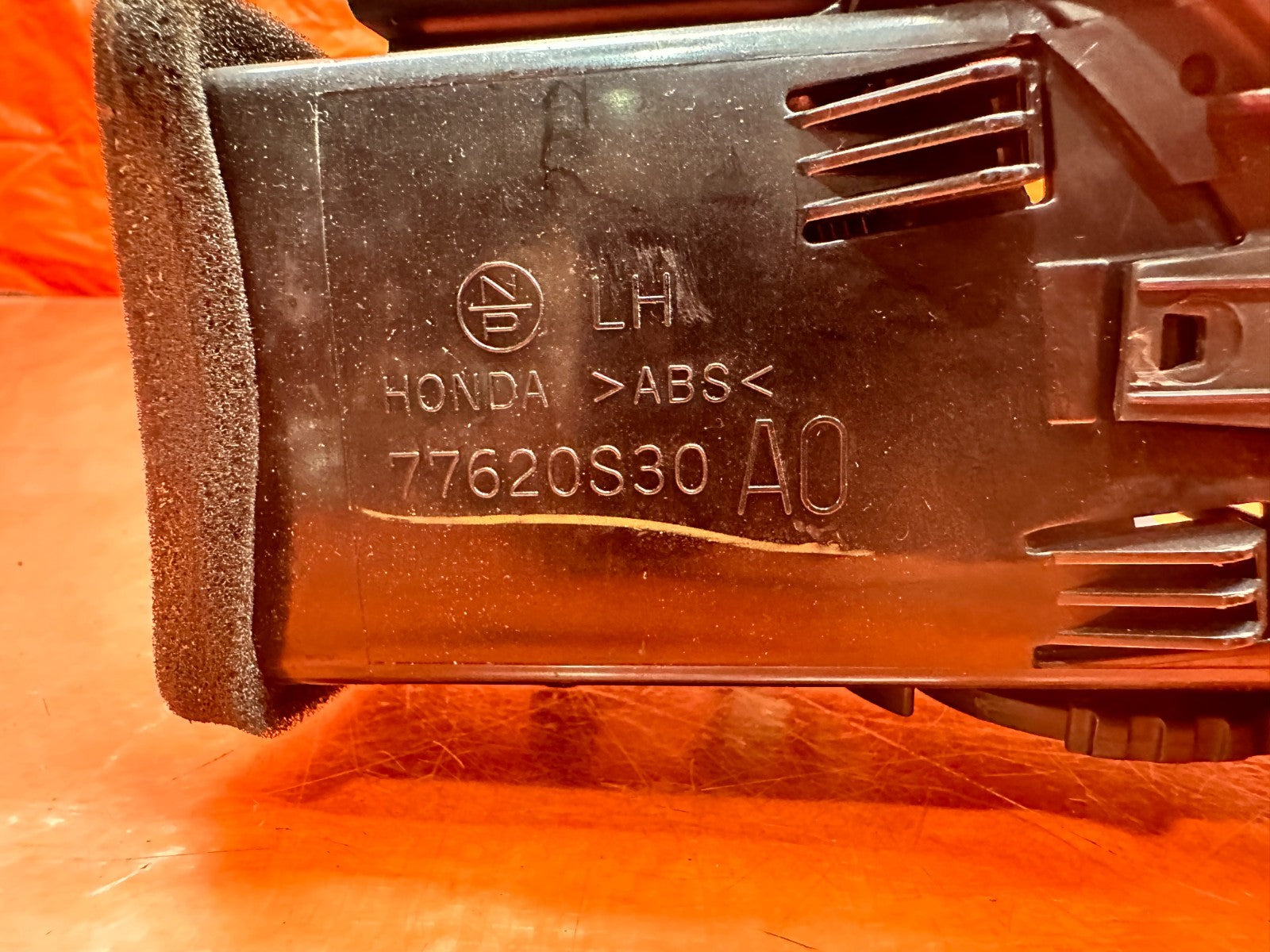 97 01 HONDA PRELUDE 2.2L DRIVER LEFT DASHBOARD A/C AC HEATER AIR VENT OEM #3357