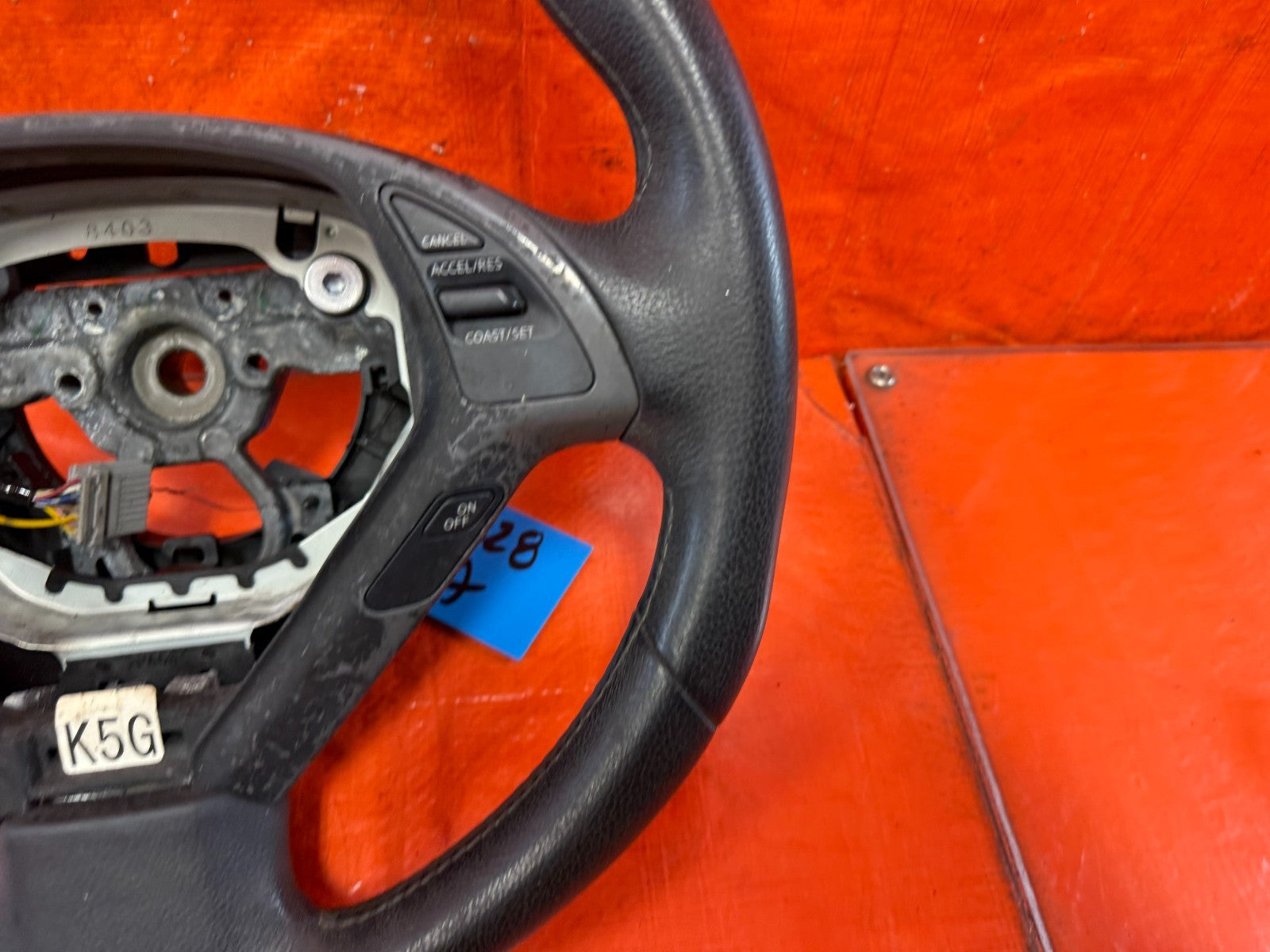 08 15 INFINITI G37 & Q60    2D COUPE  STEERING WHEEL   OEM #3283
