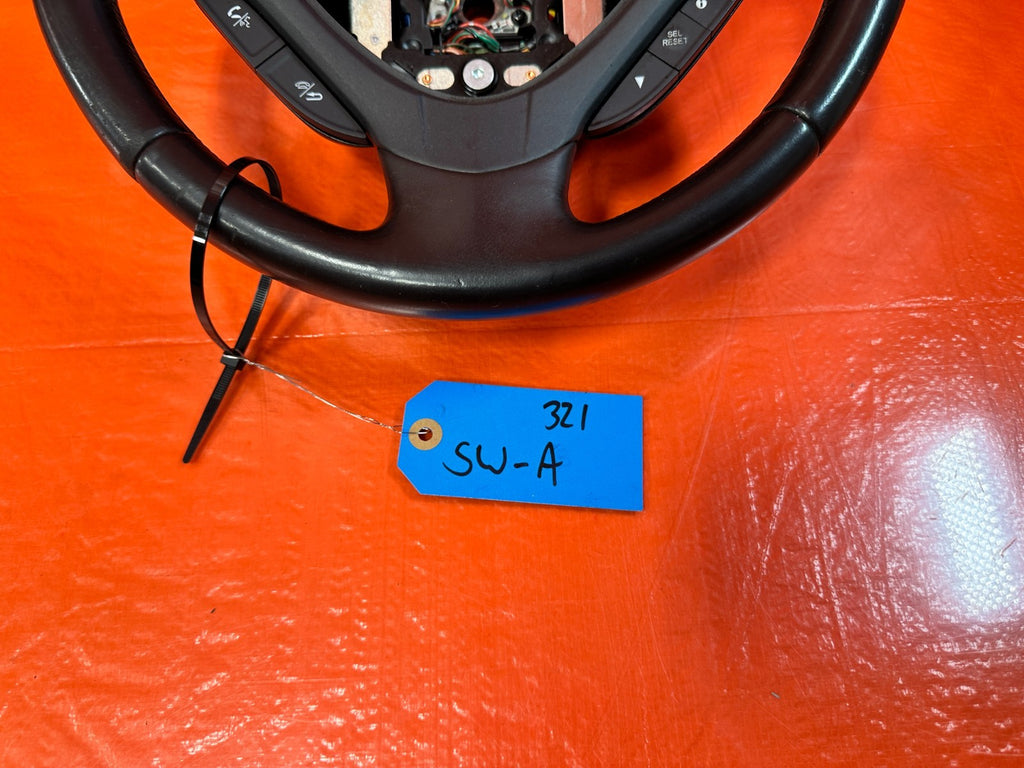 09 14 ACURA TSX   STEERING WHEEL   BLACK LEATHER WRAP   OEM FACTORY #3218