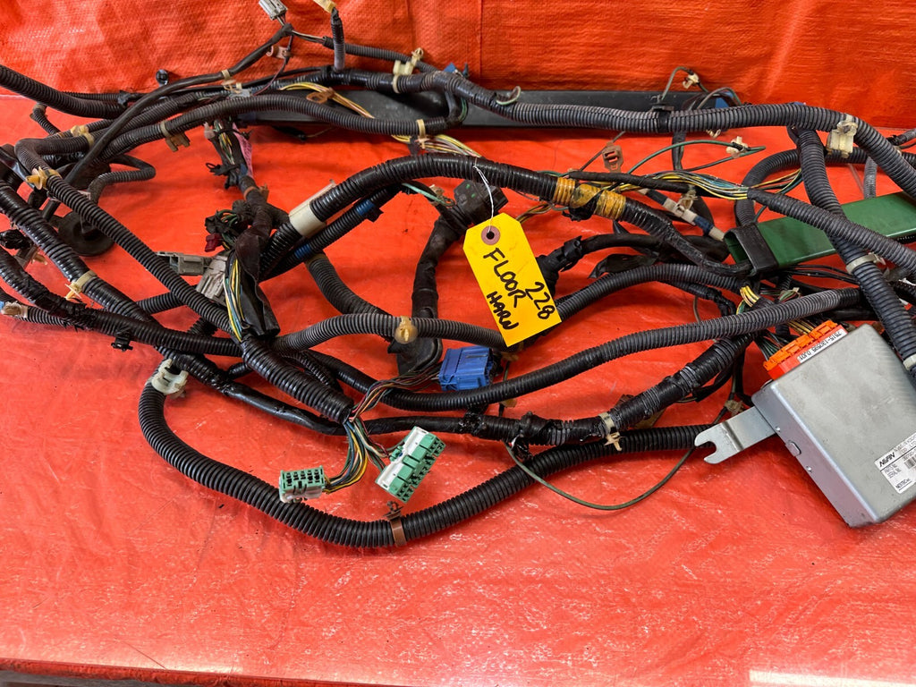 98 01 INTEGRA SEDAN GS GSR LS   FLOOR / REAR WIRING HARNESS WIRE LOOM   OEM #2285