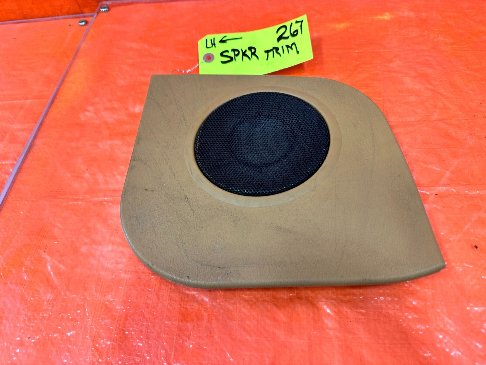 90 97 MAZDA MX 5 MIATA   DRIVER LEFT DOOR PANEL SPEAKER TRIM   OEM #2677