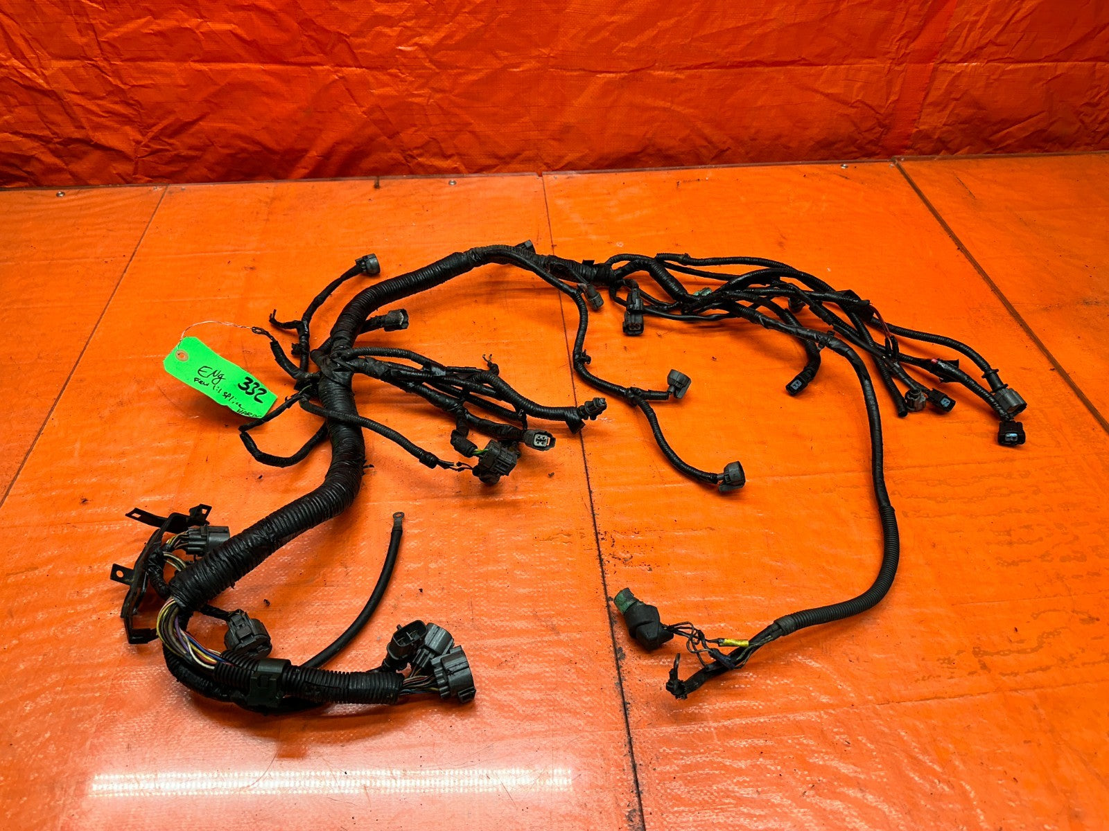 1996 HONDA PRELUDE H22A MT MANUAL ENGINE WIRE HARNESS OEM #3320