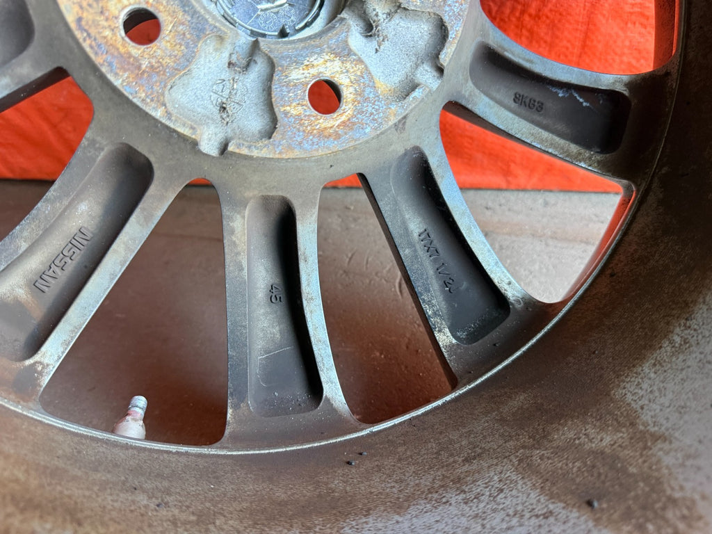 14 24 INFINITI Q50   10 SPOKE WHEEL RIM   17x7.5   +45   OEM FACTORY   #316 210