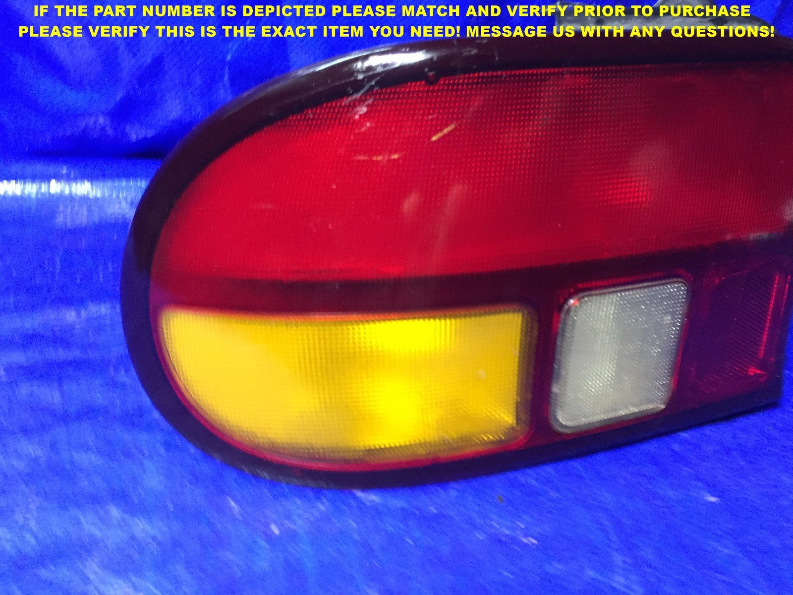 OEM 1994 1995 1996 FORD ASPIRE DRIVER LEFT TAIL LIGHT 94 95 961