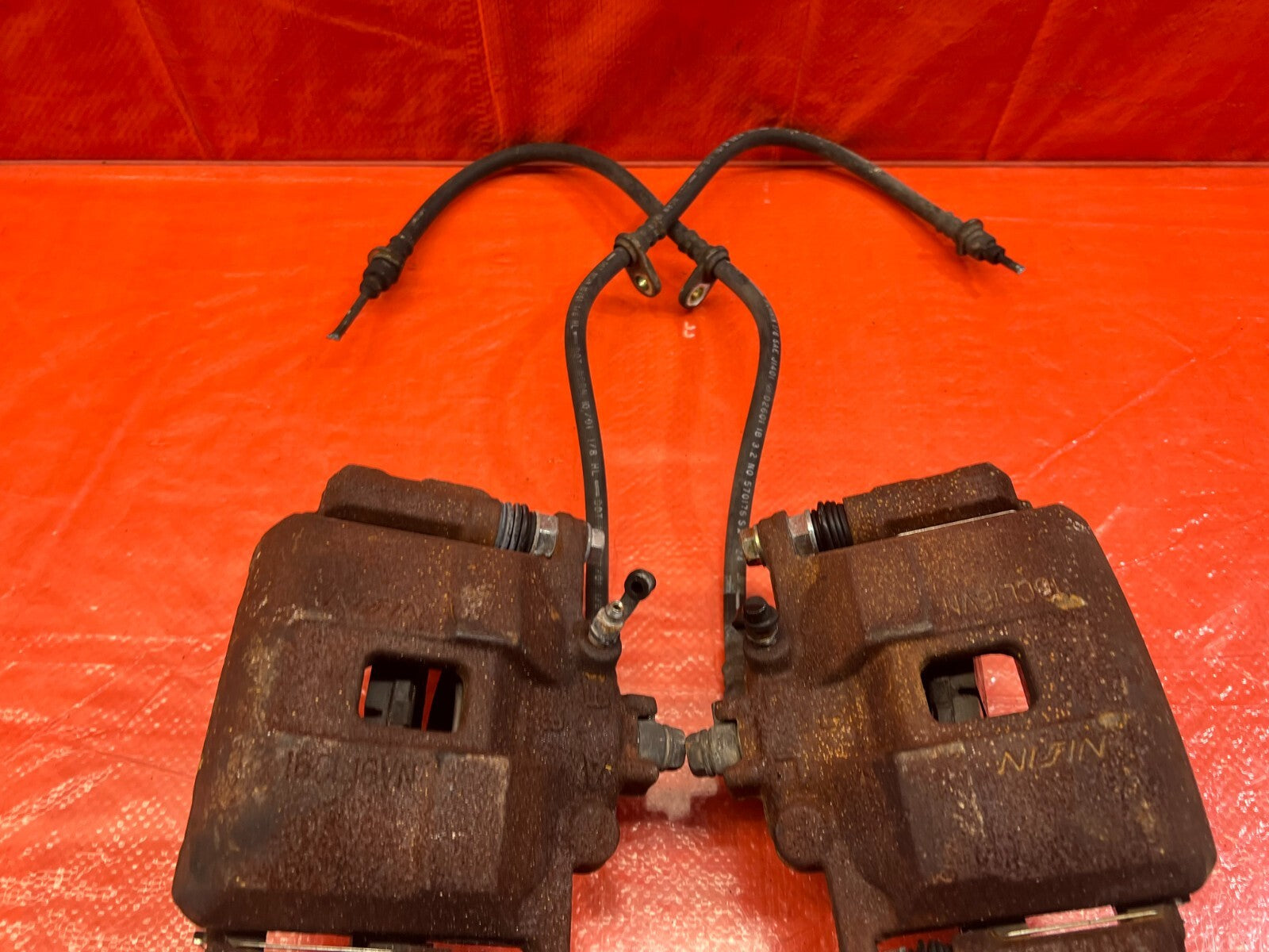 02 06 ACURA RSX TYPE S   FRONT BRAKE CALIPER SET CALIPERS LEFT AND RIGHT OEM 1406