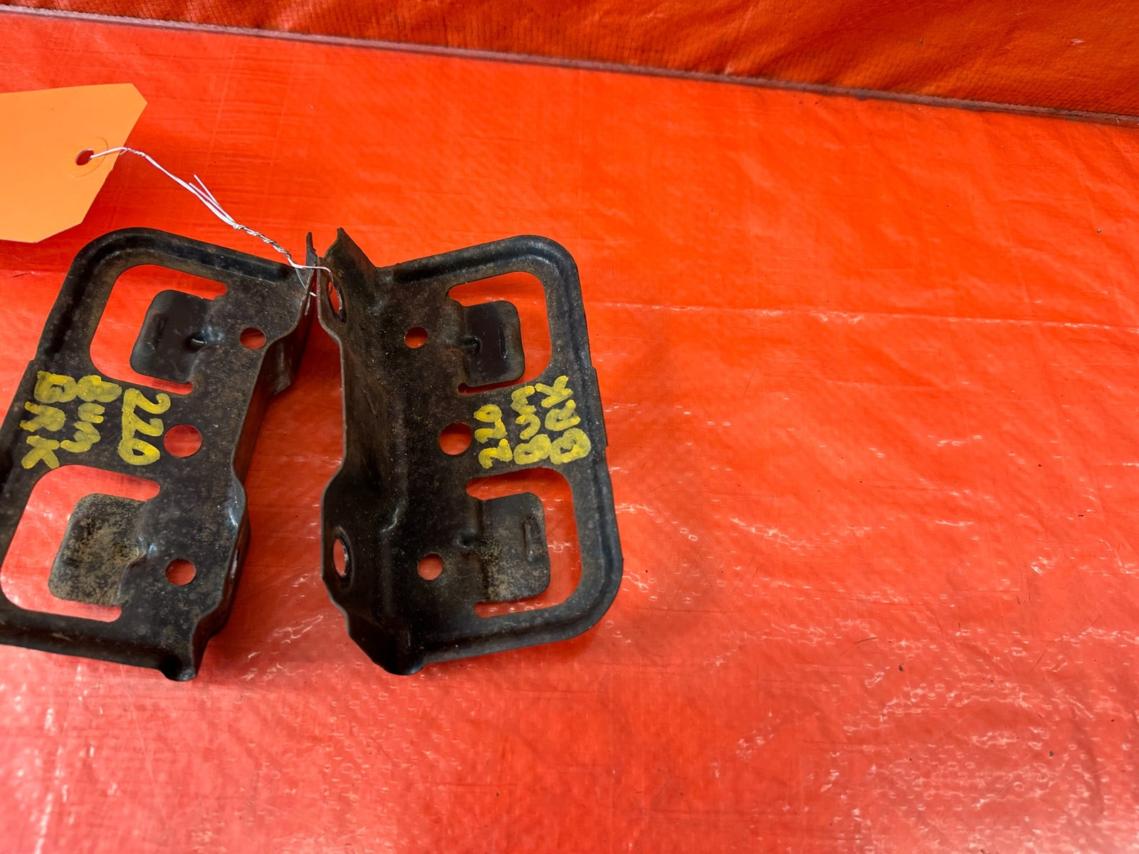 06 11 CIVIC 4D SEDAN   REAR BUMPER BEAM BRACKETS   LEFT & RIGHT   OEM #2202