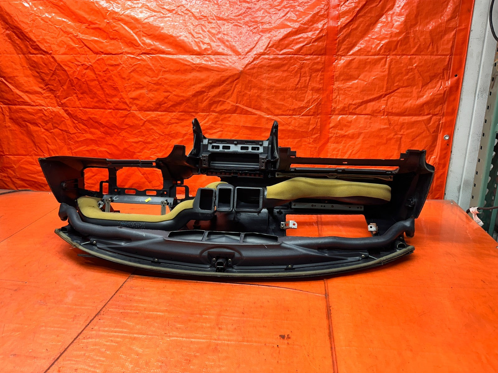 00 03 HONDA S2000 AP1 2.0L BLACK INTERIOR DASH DASHBOARD PANEL SHELL BARE OEM #320