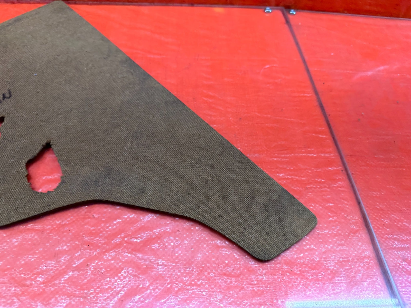 08 15 LANCER EVOLUTION X EVO 10 MR   DRIVER LEFT TRUNK LINER CARDBOARD TRIM #2175
