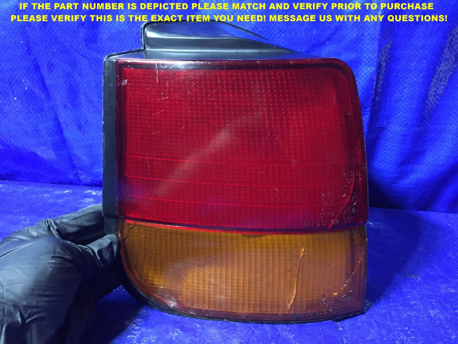 OEM 1992 1993 1994 1995 MITSUBISHI EXPO DRIVER LEFT TAIL LIGHT L IMPERFECTIONS0