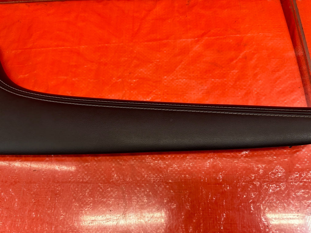 14 17 INFINITI Q50   SHIFTER CONSOLE TRIM LEFT LOWER COVER KNEE PAD   OEM #1855