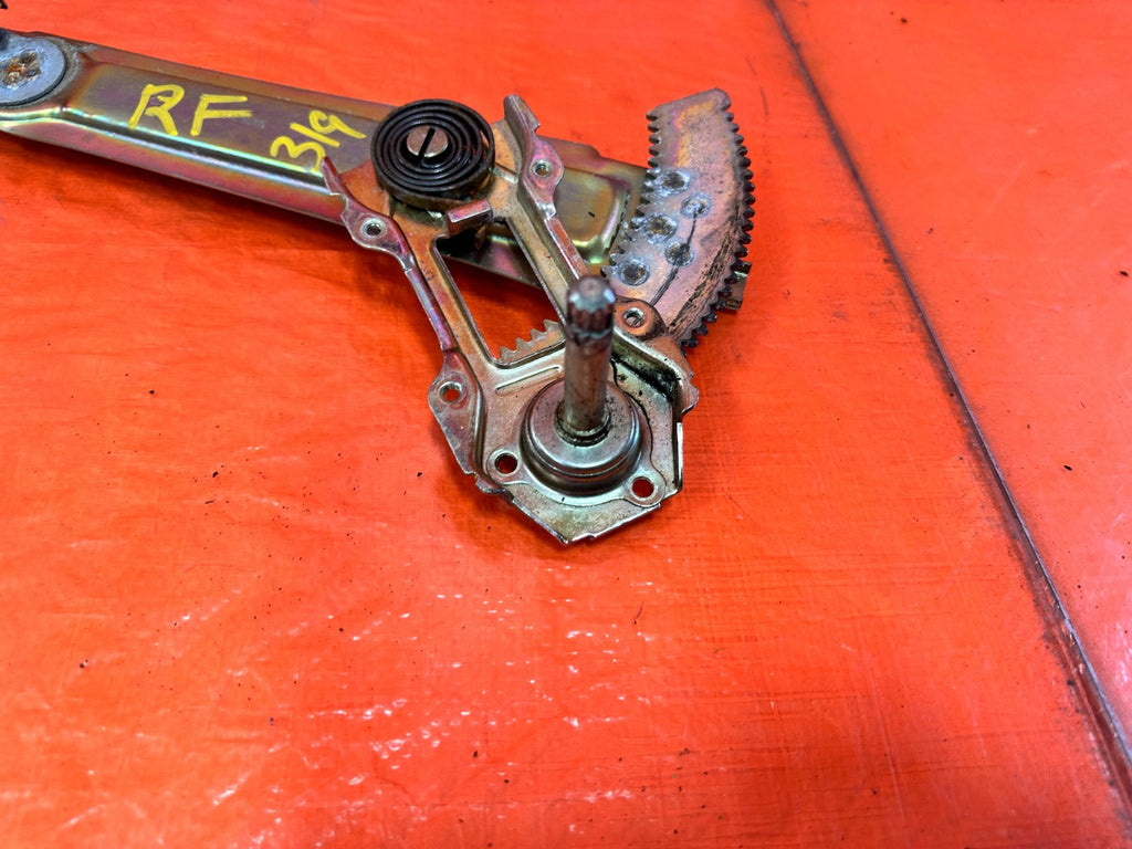 96 00 HONDA CIVIC COUPE   RIGHT WINDOW REGULATOR   NON POWER   MANUAL   OEM 3191