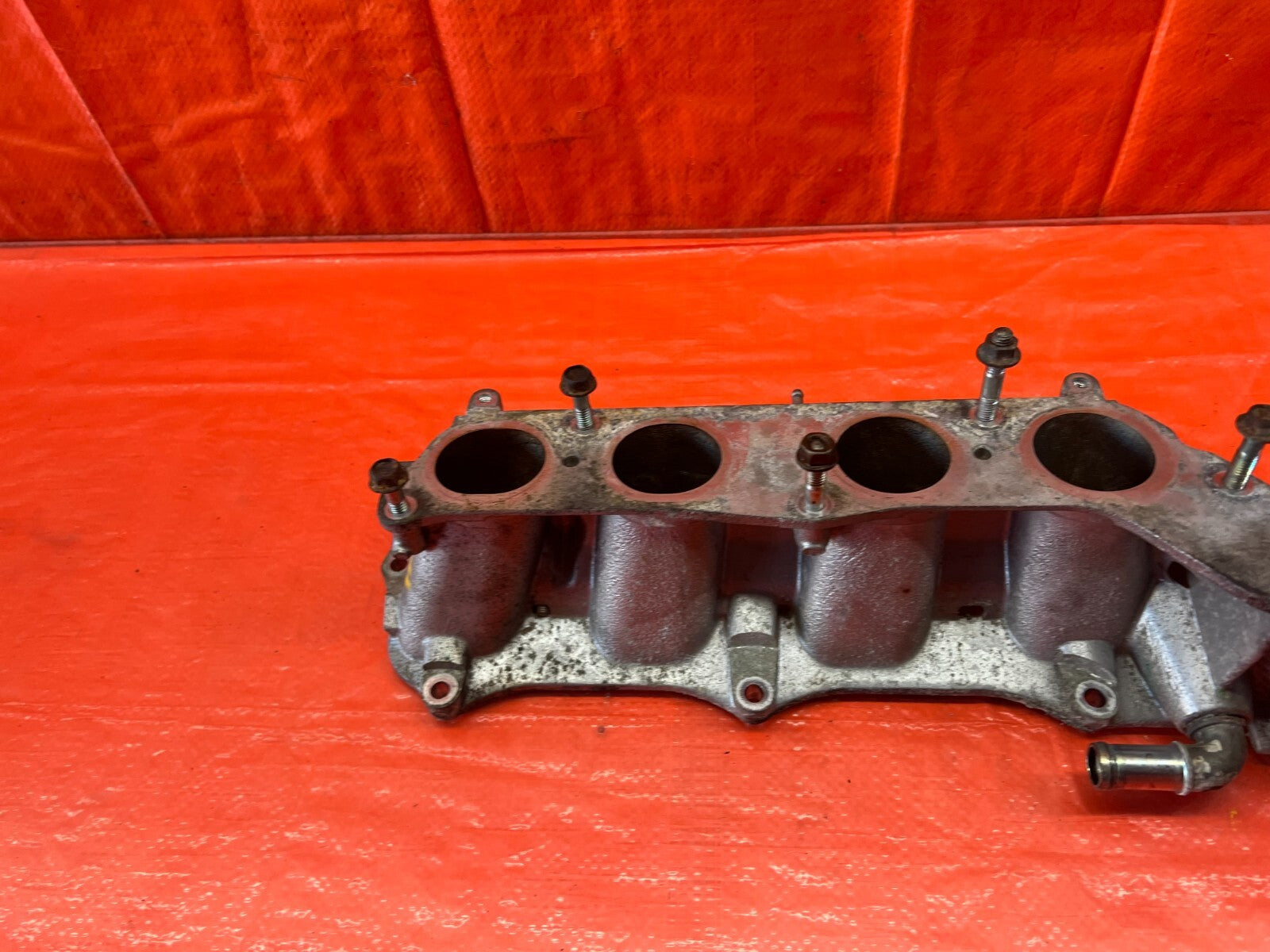 09 14 ACURA TSX 2.4L K24Z3 INTAKE MANIFOLD INJECTOR BASE ALUMINUM PORTION   #1599