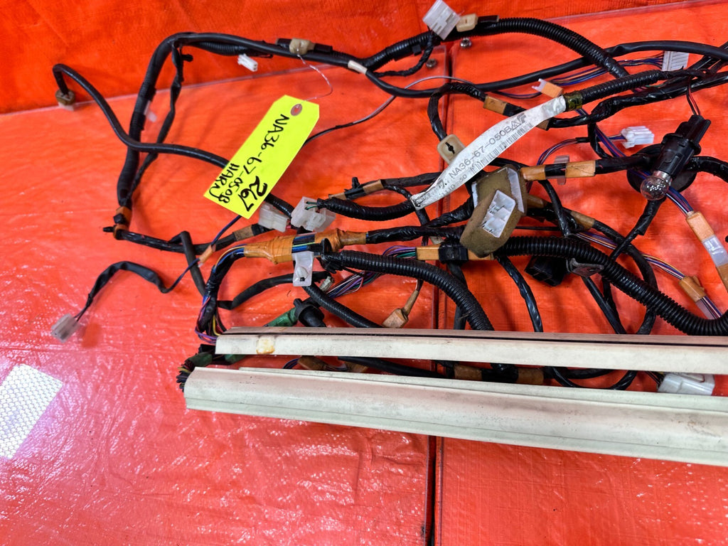1993 93 MAZDA MX 5 MIATA   INTERIOR FLOOR WIRING HARNESS WIRE LOOM   OEM #2678