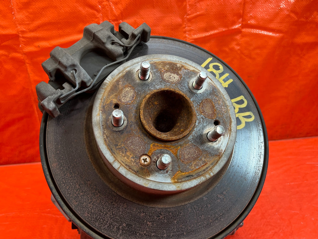 18 21 HONDA ACCORD RIGHT REAR SPINDLE KNUCKLE HUB W/ ELECTRONIC CALIPER OEM #1844