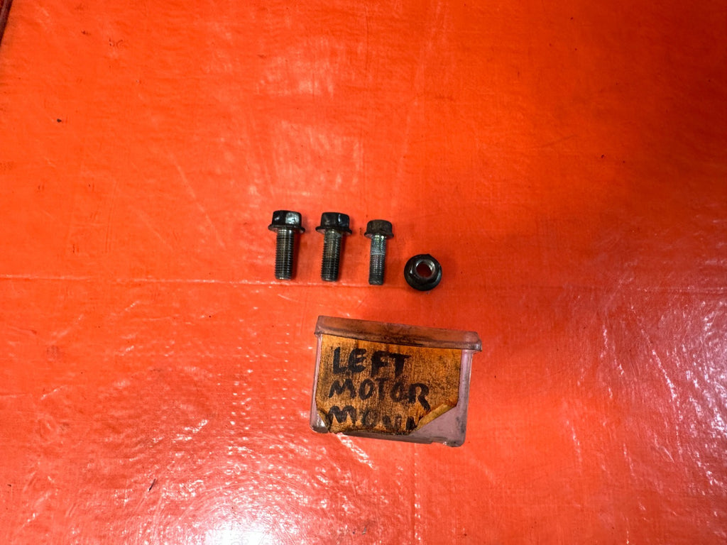 07 11 MAZDA RX8 RX 8  DRIVER LEFT MOTOR MOUNT BOLT SET BOLTS   OEM FACTORY 3031