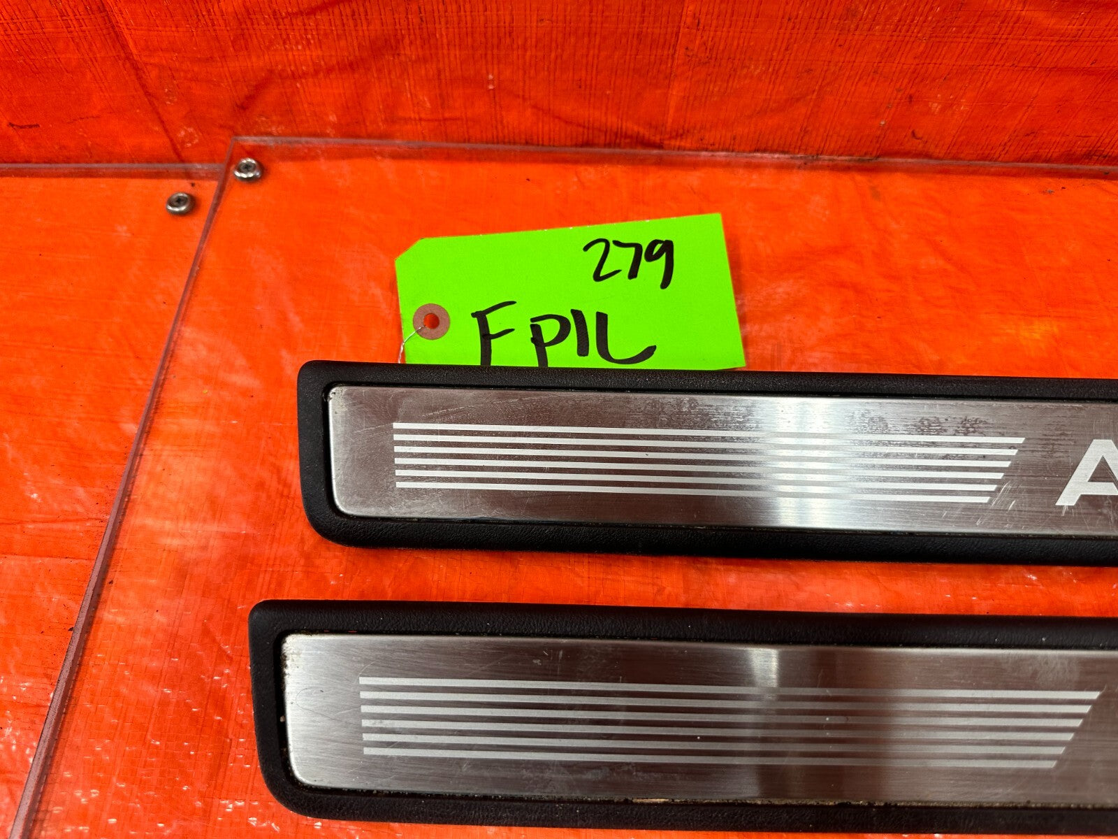 09 14 ACURA TSX   FLOOR PILLAR SCUFF PLATE SET LEFT RIGHT FRONT REAR   OEM #2791