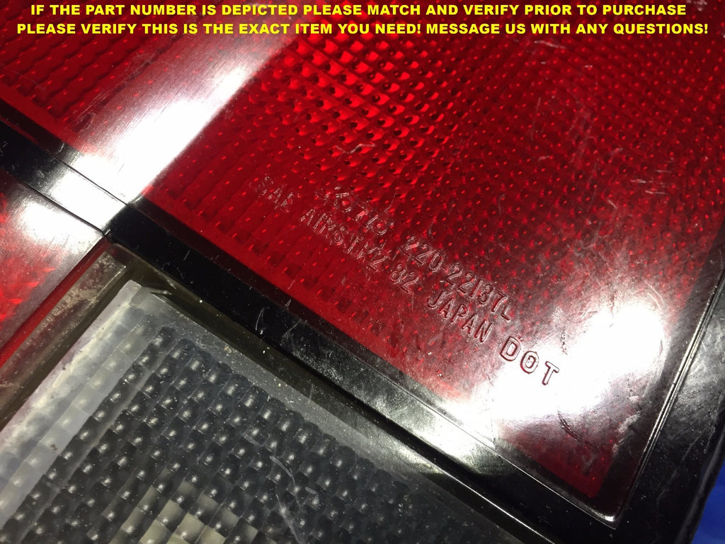 OEM 1987 87 HONDA CIVIC SHUTTLE WAGON DRIVER LEFT TAIL LIGHT 1B6