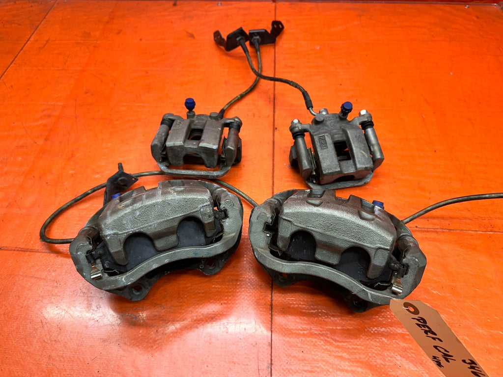 03-08 NISSAN 350Z FRONT REAR LEFT RIGHT BRAKE CALIPERS SET OF 4 OEM #34617