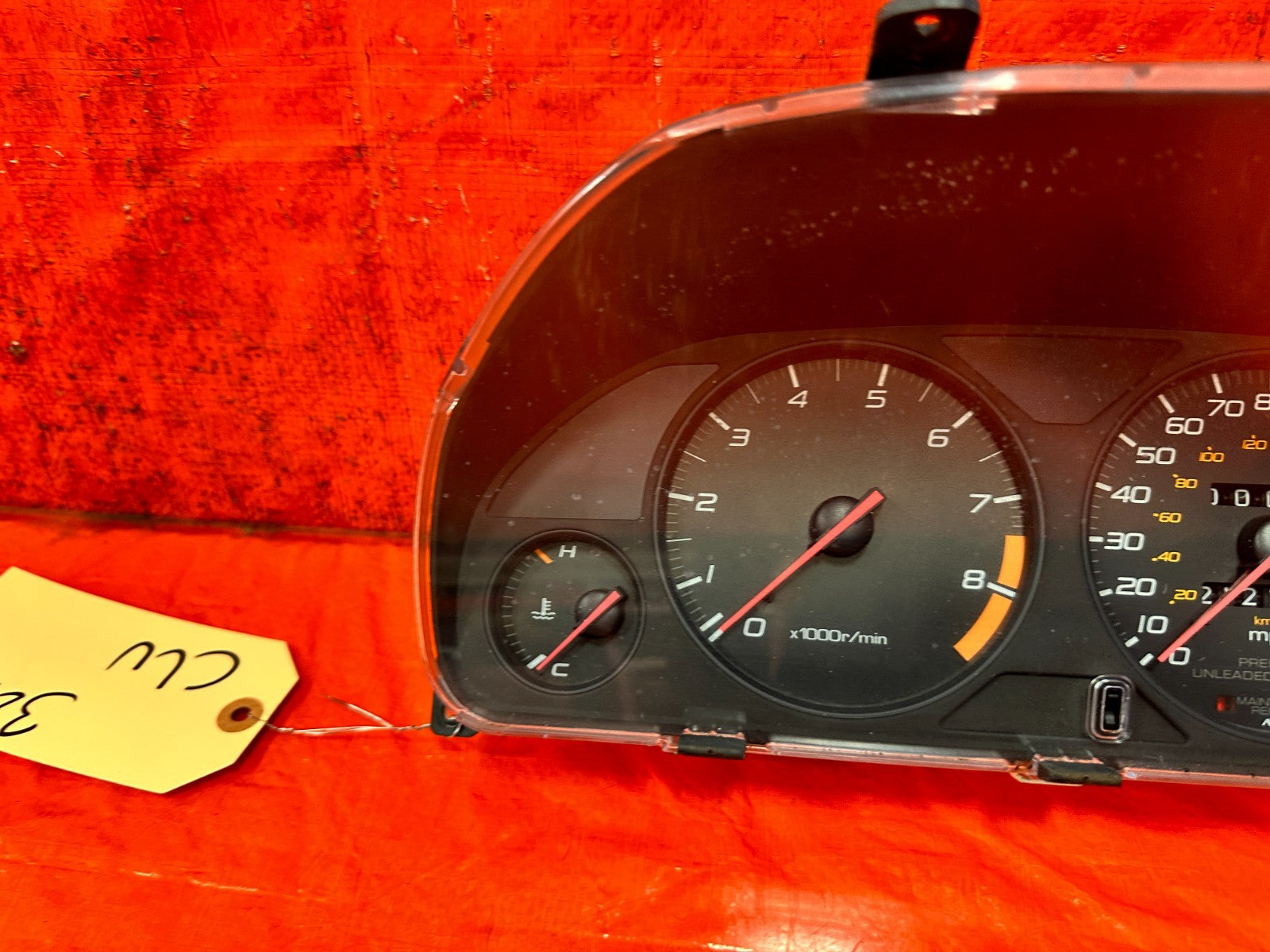 97 01 HONDA PRELUDE   5 SPEED MAUAL STICK SHIFT INSTRUMENT GAUGE CLUSTER OEM 3237