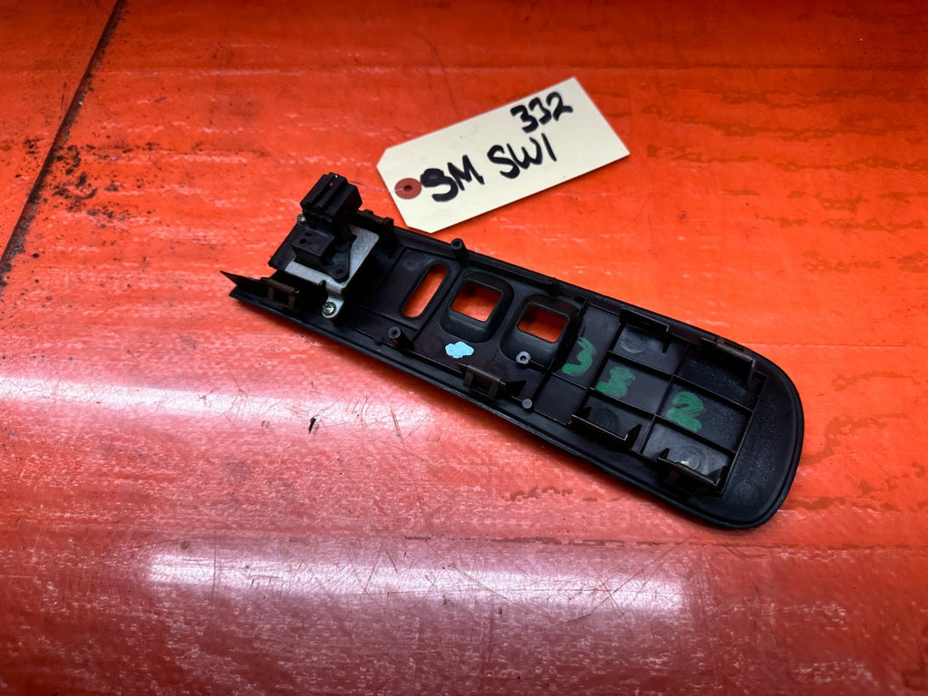 92 96 HONDA PRELUDE DRIVER POWER LOCK SWITCH OEM #332 SWITCH HOUSING BAD OK!6