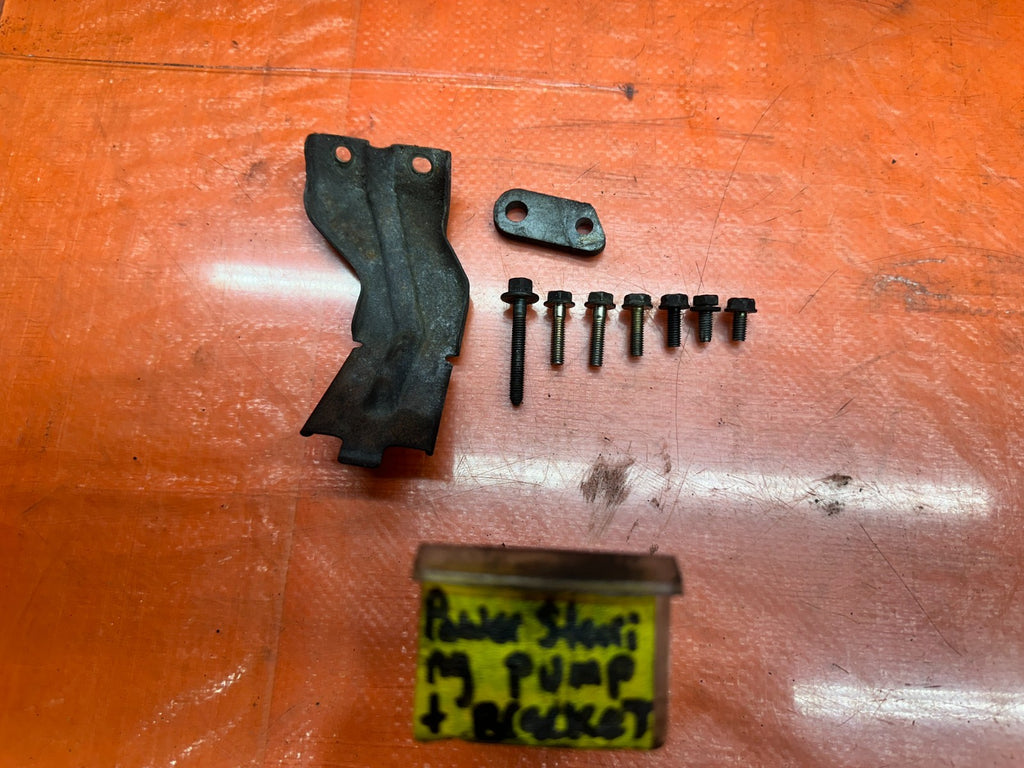 97 01 HONDA PRELUDE 2.2L POWER STEERING PUMP BRACKET BOLTS HARDWARE OEM #3360