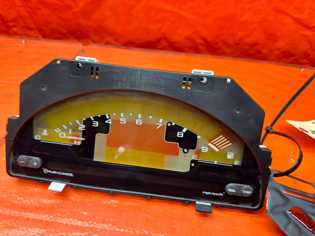 00 03 HONDA S2000 AP1 2.0L INSTRUMENT GAUGE CLUSTER SPEEDOMETER TACHOMETER 33711