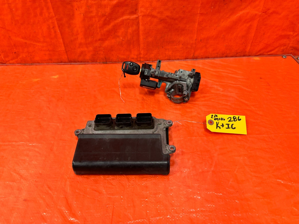 07 11 HONDA CIVIC K20Z3 ENGINE COMPUTER ECU KEY IGNITION SWITCH 37820 RRB A14 865